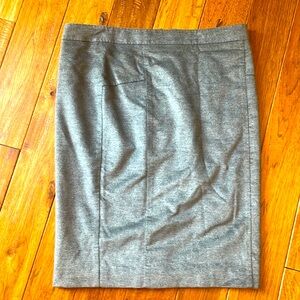 Blumarine Gray Viscose Wool Blend Pencil Skirt, size 46/ US size 10
